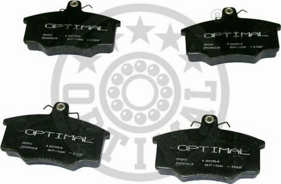 Optimal 12054 - Bremžu uzliku kompl., Disku bremzes www.autospares.lv