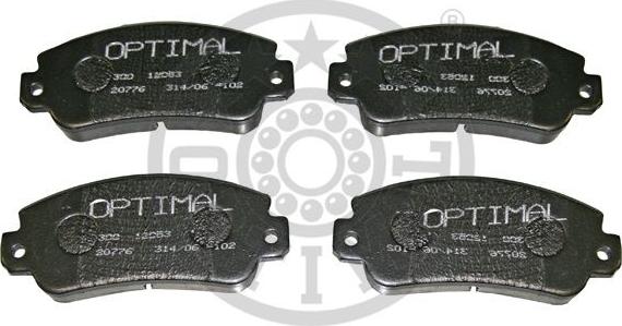 Optimal 12053 - Bremžu uzliku kompl., Disku bremzes www.autospares.lv