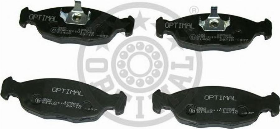 Optimal 12062 - Bremžu uzliku kompl., Disku bremzes www.autospares.lv