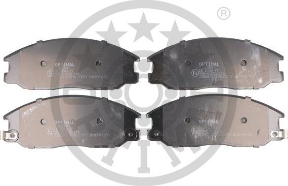 Optimal 12084 - Brake Pad Set, disc brake www.autospares.lv