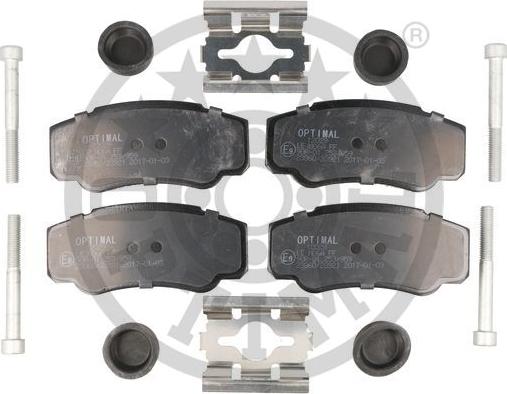 Optimal 12029 - Brake Pad Set, disc brake www.autospares.lv