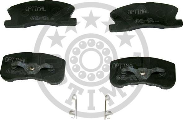 Optimal 12077 - Bremžu uzliku kompl., Disku bremzes www.autospares.lv