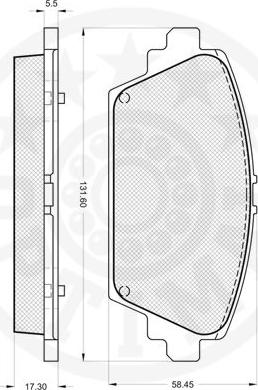 Optimal 12165 - Bremžu uzliku kompl., Disku bremzes www.autospares.lv