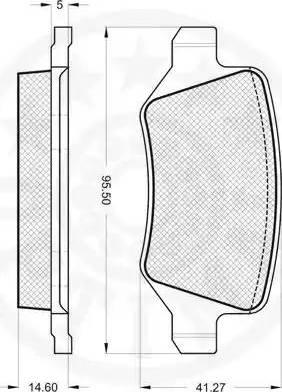 Optimal 12119 - Bremžu uzliku kompl., Disku bremzes www.autospares.lv