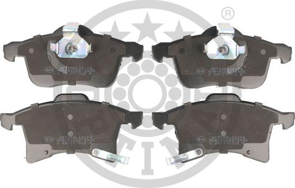 Optimal BP-12174 - Brake Pad Set, disc brake www.autospares.lv