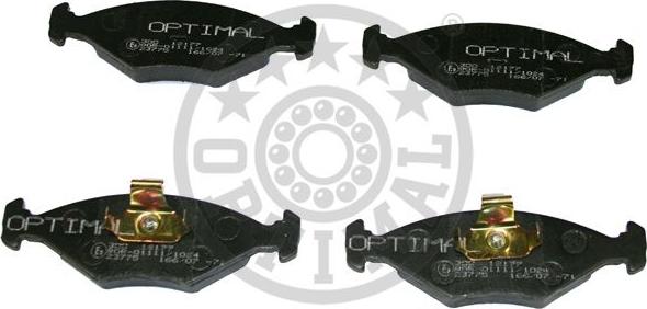 Optimal 12177 - Bremžu uzliku kompl., Disku bremzes www.autospares.lv