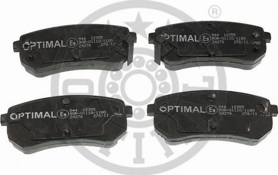 Optimal 12355 - Bremžu uzliku kompl., Disku bremzes www.autospares.lv