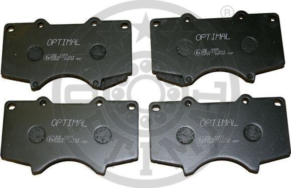 Optimal 12305 - Brake Pad Set, disc brake www.autospares.lv