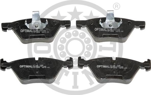 Optimal 12383 - Bremžu uzliku kompl., Disku bremzes www.autospares.lv