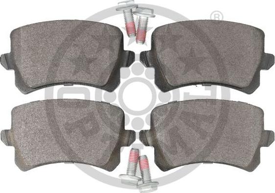 Optimal 12334 - Brake Pad Set, disc brake www.autospares.lv