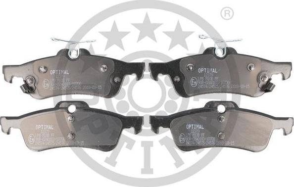 Optimal 12379 - Brake Pad Set, disc brake www.autospares.lv