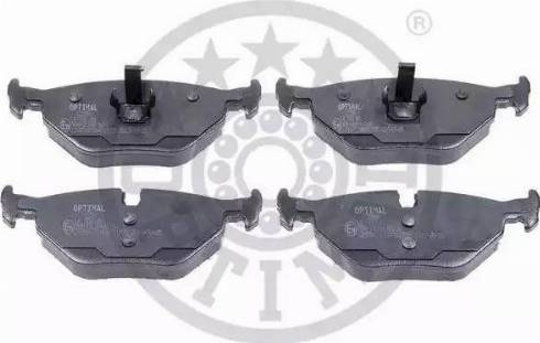 Optimal 12259 - Тормозные колодки, дисковые, комплект www.autospares.lv