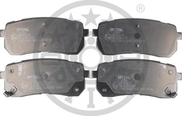 Optimal 12282 - Bremžu uzliku kompl., Disku bremzes www.autospares.lv