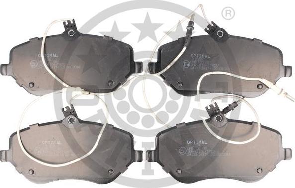 Optimal 12224 - Brake Pad Set, disc brake www.autospares.lv