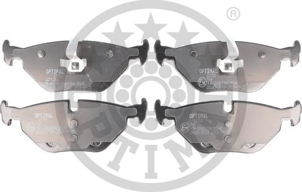 Optimal 12702 - Brake Pad Set, disc brake www.autospares.lv