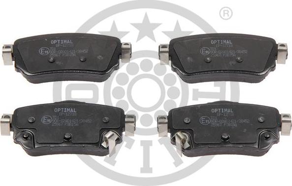 Optimal 12718 - Bremžu uzliku kompl., Disku bremzes www.autospares.lv