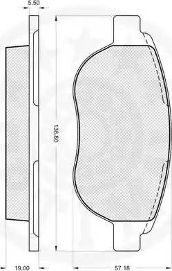 Optimal 84100 - Bremžu uzliku kompl., Disku bremzes www.autospares.lv