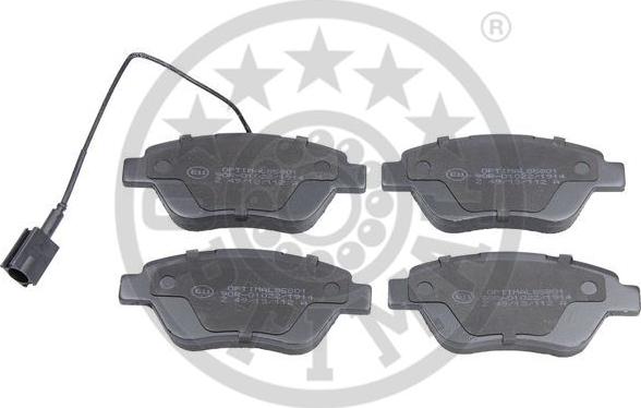 Optimal 85801 - Brake Pad Set, disc brake www.autospares.lv