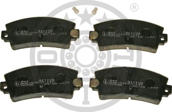 Optimal 8111VA - Bremžu uzliku kompl., Disku bremzes www.autospares.lv