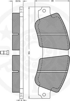 Optimal 8120 - Bremžu uzliku kompl., Disku bremzes www.autospares.lv