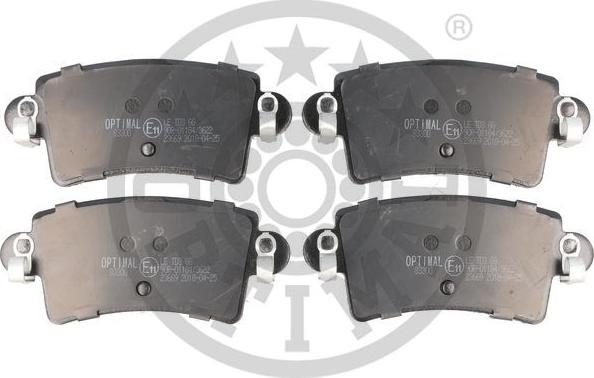 Optimal 83300 - Brake Pad Set, disc brake www.autospares.lv