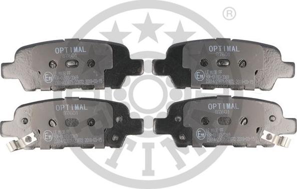 Optimal 87601 - Bremžu uzliku kompl., Disku bremzes autospares.lv