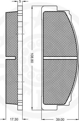 Optimal 3512 - Bremžu uzliku kompl., Disku bremzes www.autospares.lv