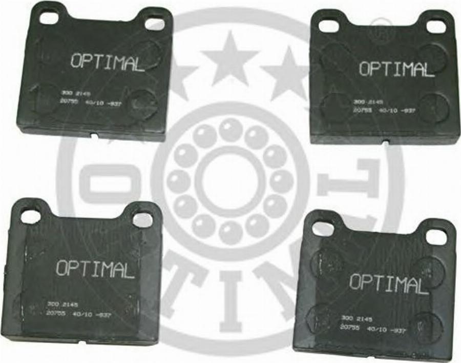 Optimal 2145 - Brake Pad Set, disc brake www.autospares.lv