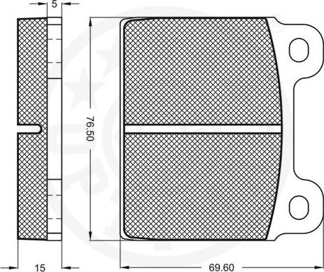 Optimal 2110 - Bremžu uzliku kompl., Disku bremzes www.autospares.lv