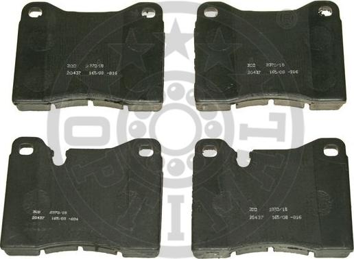 Optimal 2370/15 - Brake Pad Set, disc brake www.autospares.lv