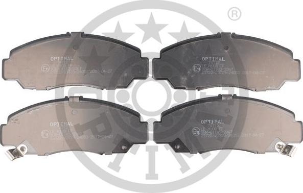 Optimal 74712 - Brake Pad Set, disc brake www.autospares.lv