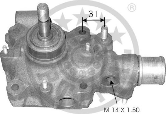 Optimal AQ-1090 - Водяной насос www.autospares.lv