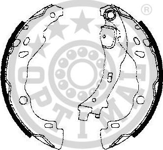 Optimal BB-7238 - Brake Shoe Set www.autospares.lv