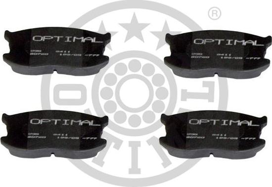 Optimal BP-09411 - Bremžu uzliku kompl., Disku bremzes www.autospares.lv