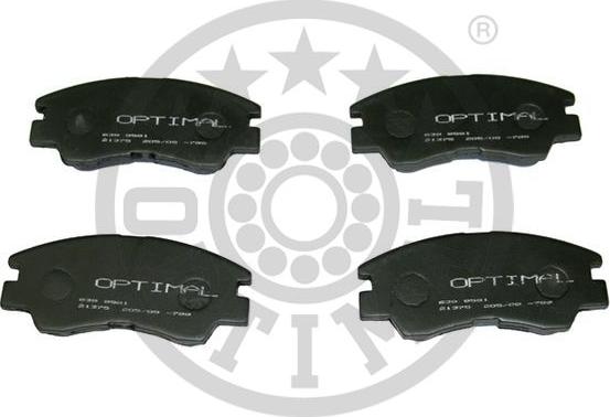 Optimal BP-09581 - Brake Pad Set, disc brake www.autospares.lv