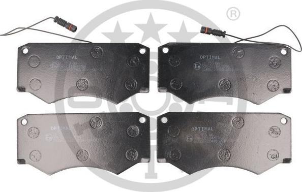 Optimal BP-09525 - Bremžu uzliku kompl., Disku bremzes www.autospares.lv