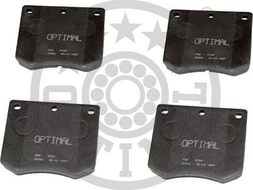 Optimal BP-09109 - Bremžu uzliku kompl., Disku bremzes www.autospares.lv