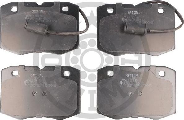 Optimal BP-09850 - Bremžu uzliku kompl., Disku bremzes www.autospares.lv