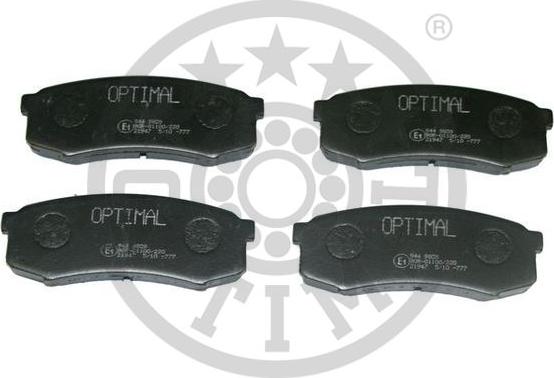 Optimal BP-09809 - Bremžu uzliku kompl., Disku bremzes autospares.lv