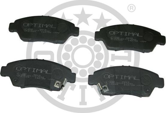 Optimal BP-09815 - Brake Pad Set, disc brake www.autospares.lv