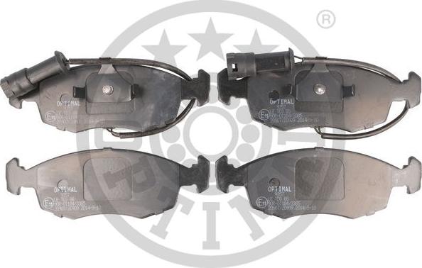 Optimal BP-09357 - Bremžu uzliku kompl., Disku bremzes www.autospares.lv