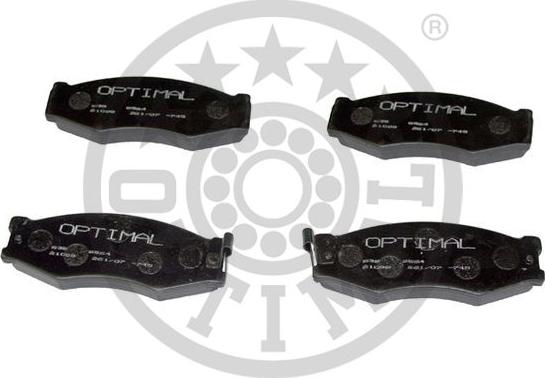 Optimal BP-09376 - Brake Pad Set, disc brake www.autospares.lv