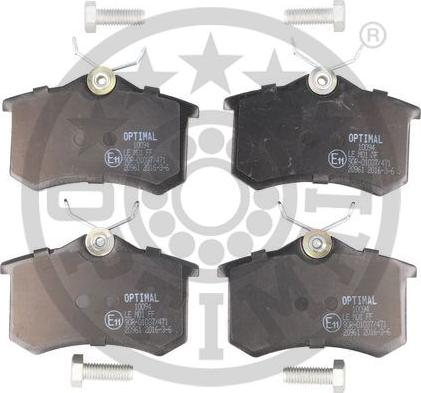 Optimal BP-10094 - Brake Pad Set, disc brake www.autospares.lv