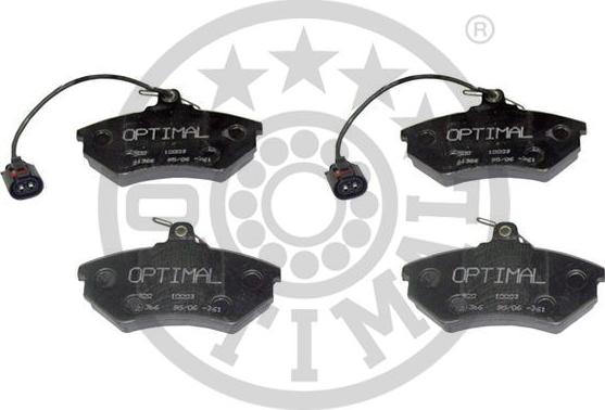 Optimal BP-10003 - Тормозные колодки, дисковые, комплект www.autospares.lv