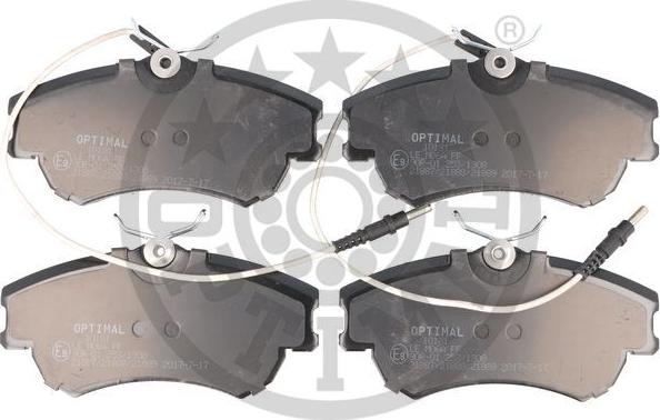 Optimal BP-10181 - Brake Pad Set, disc brake www.autospares.lv