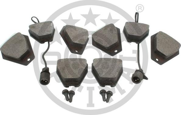 Optimal BP-10339 - Brake Pad Set, disc brake www.autospares.lv