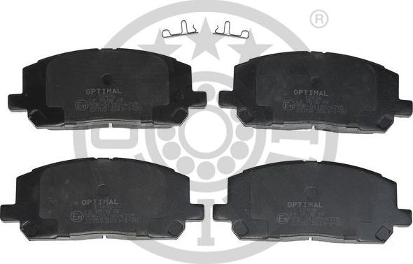 Optimal BP-12496 - Bremžu uzliku kompl., Disku bremzes www.autospares.lv