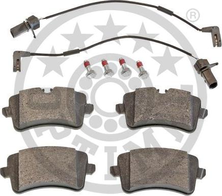 Optimal BP-12458 - Bremžu uzliku kompl., Disku bremzes www.autospares.lv