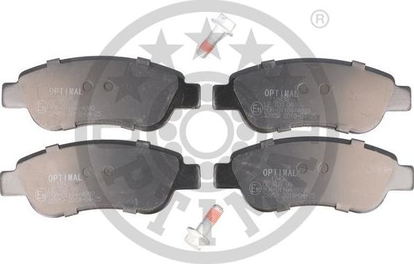 Optimal BP-12438 - Brake Pad Set, disc brake www.autospares.lv