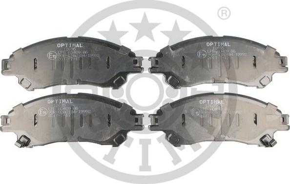 Optimal BP-12685 - Brake Pad Set, disc brake www.autospares.lv